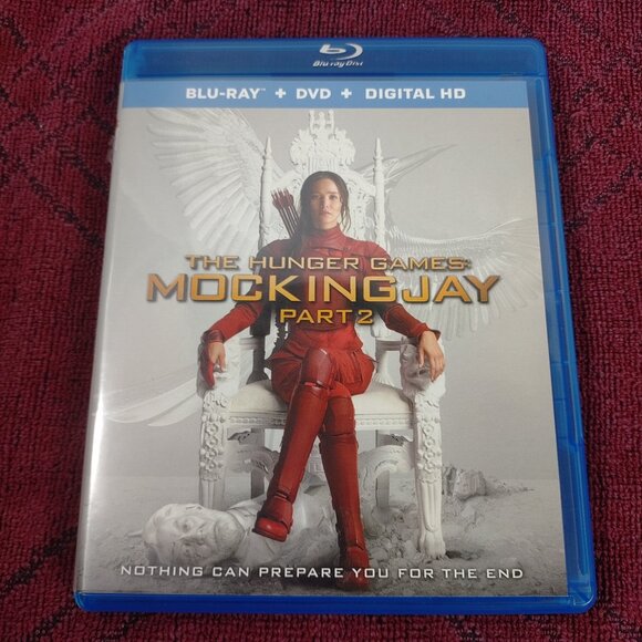 The Hunger Games Mockingjay Part 2 - 2015- PG/13-2 Disc Blu/ray DVD - Used - Picture 5 of 6